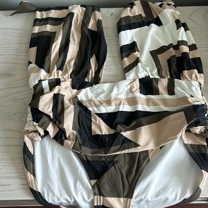 Brand new, never worn multicolor one piece bathing suit by BR factory